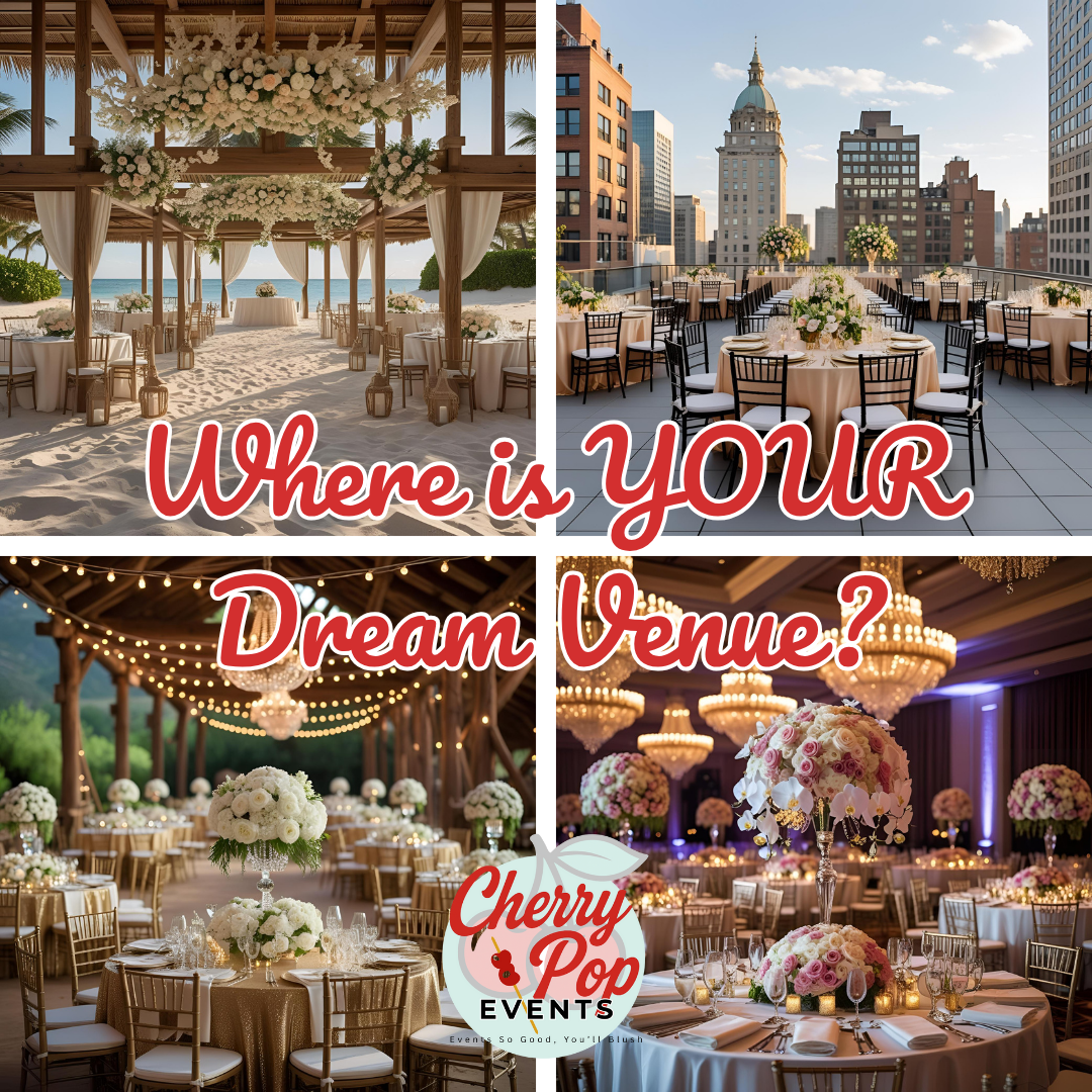 💋 What’s Your Dream Wedding Venue, Doll?