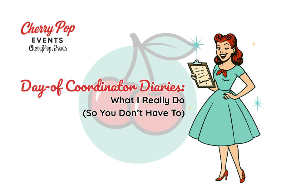 💋 Day-of Coordinator Diaries: How Cherry Pop Events Keeps Your Wedding Day&nbsp;Stress-Free