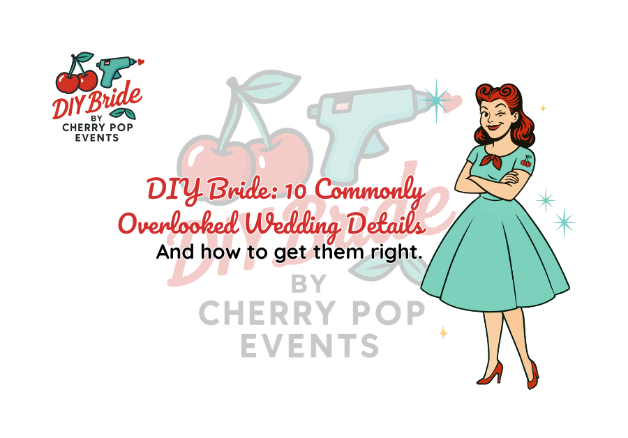 10 commonly overlooked details and how to do it right for your wedding