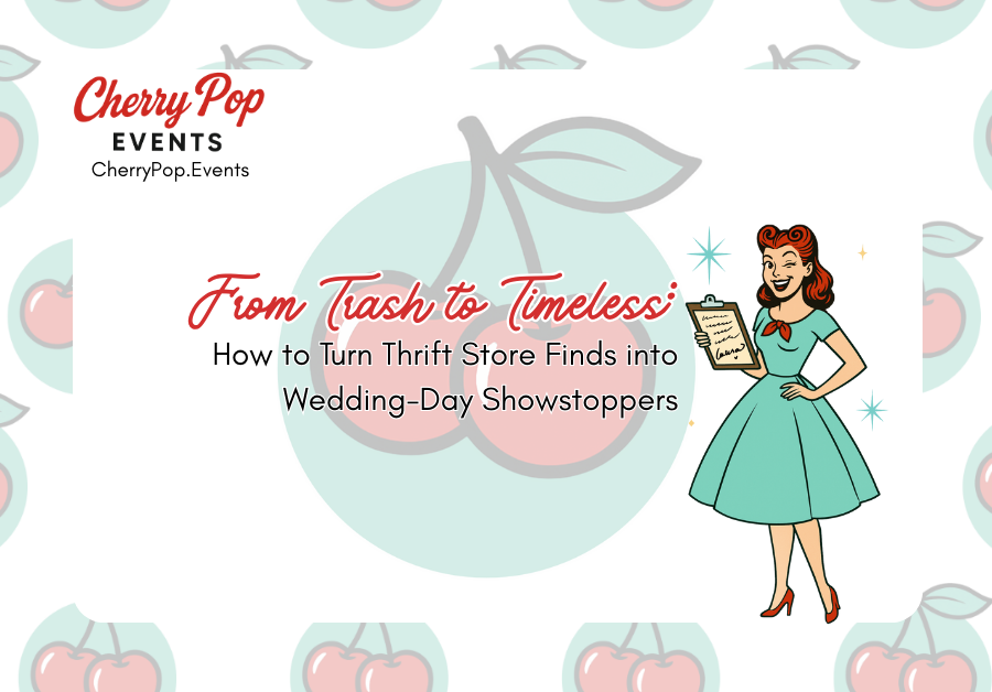 Thrift store finds turned to wedding treasures southern california