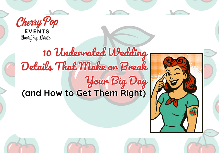 10 underrated details that can make or break your wedding