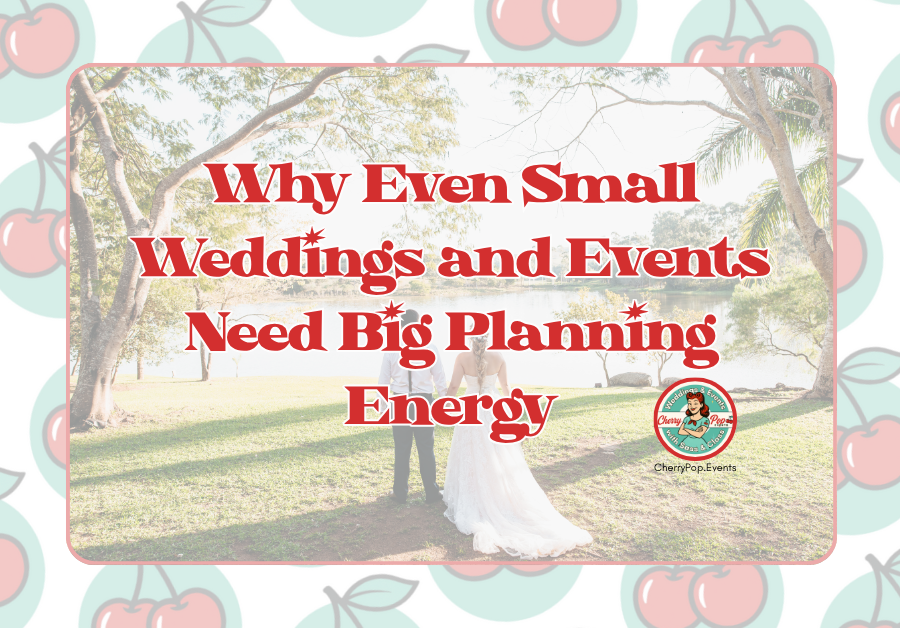 small events needs planners too