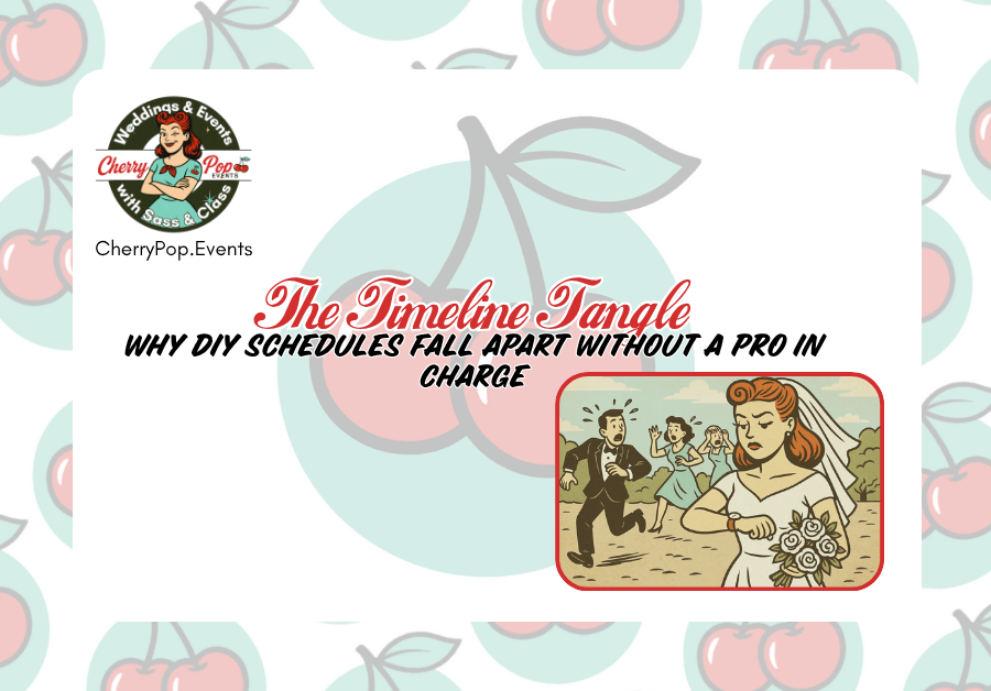💋 The Timeline Tangle: Why DIY Schedules Fall Apart Without a Pro in&nbsp;Charge