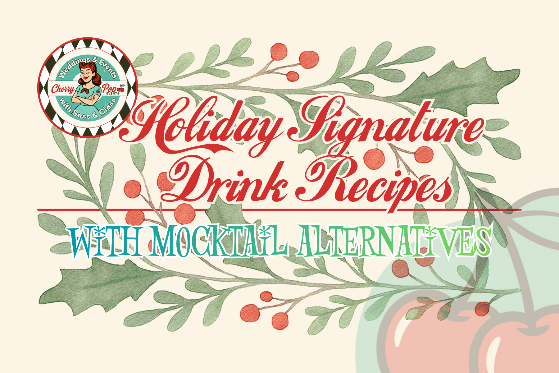 🍸 Cocktails & Cheer: Easy Signature Drinks for Festive Gatherings 🍒