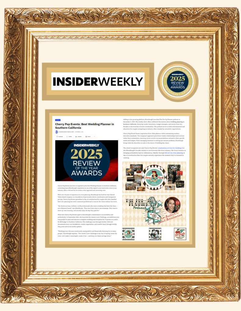 best wedding planner in socal 2025